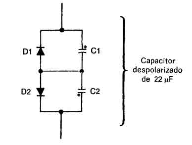 Capacitor despolarizado de alta capacitancia