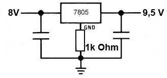 Circuito Integrado regulador de tensão com resistor