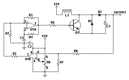Circuito Conversor DC/DC 12V para 24V