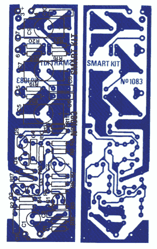 Placa do circuito impresso do distribuidor e Amplificador de vídeo
