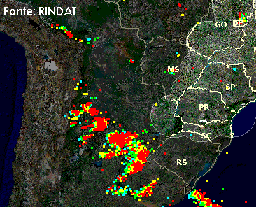 RINDAT – Rede Integrada Nacional de Detecção de Descargas atmosféricas