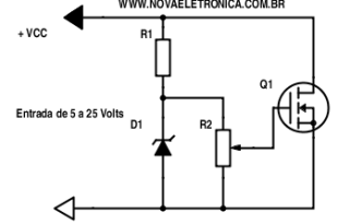 Resistor Eletronico Carga Fantasma para Fontes