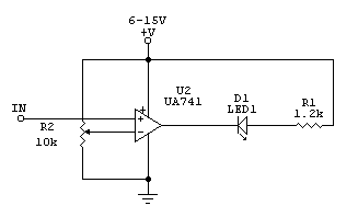 Simples Circuito Monitor de Voltagem