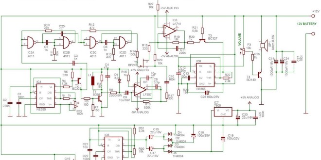 PI Polonês - Construa seu Detector de Metal circuit diagram kit 